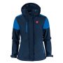 Vattert Softshelljakke - Dame Marine