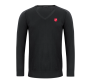 Merino Genser V-hals - Herre Svart