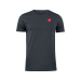 T-shirt stretch Herre Svart