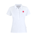 Poloshirt stretch Dame Hvit