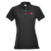 Premium Polo Stretch - Dame Svart