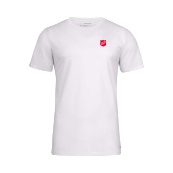 T-shirt Stretch - Herre Hvit