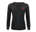 Merino Genser V-hals - Dame Svart