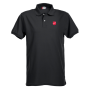 Premium Polo Stretch - Herre Svart