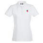 Premium Polo Stretch - Dame Hvit